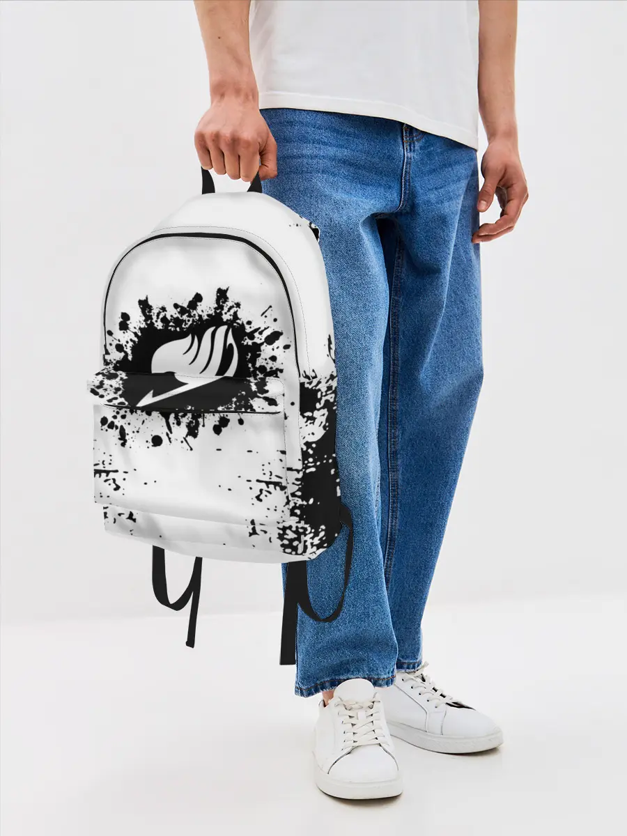 Рюкзак джинсовый / Хвост Феи монохромный