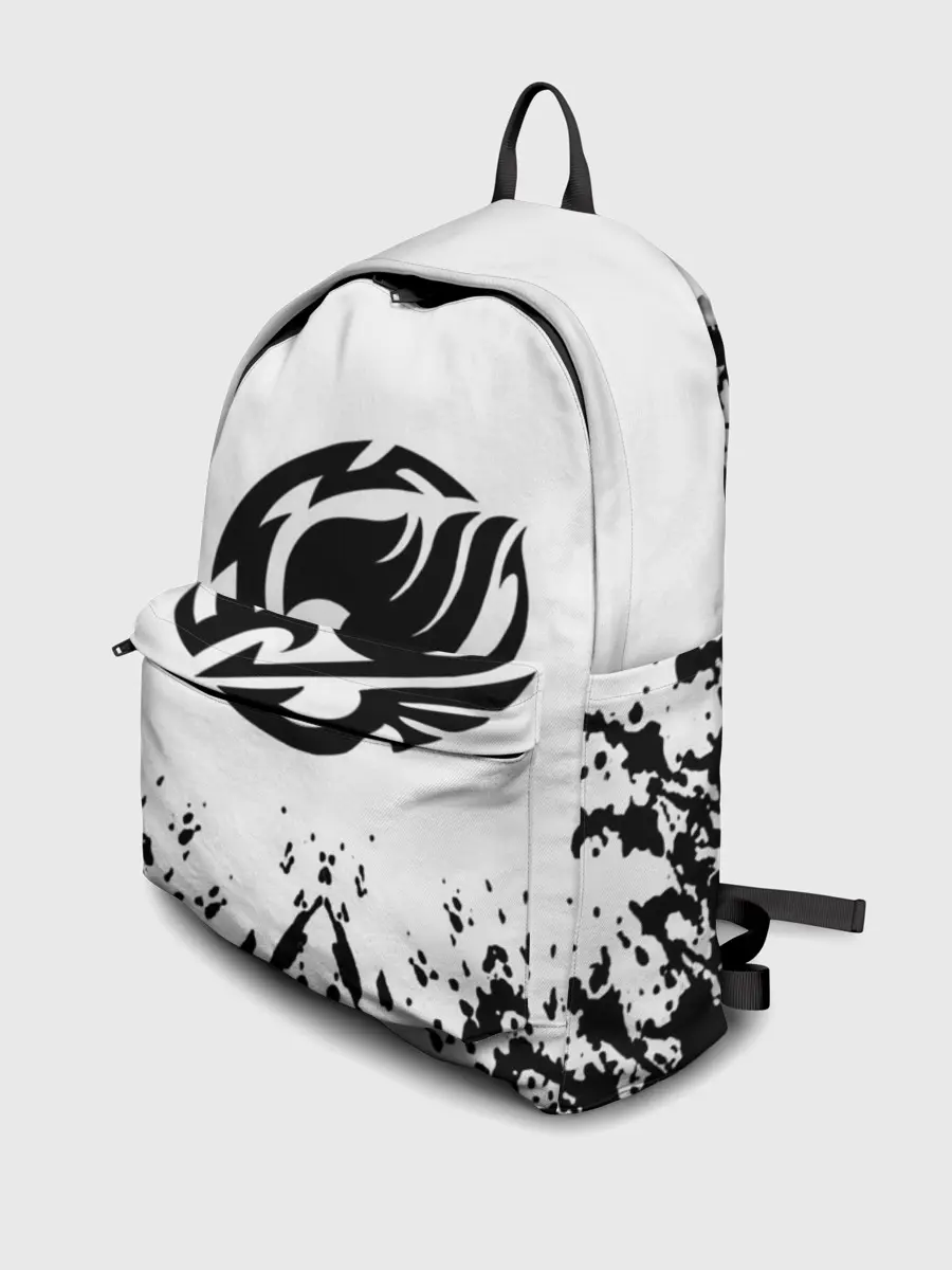 Рюкзак джинсовый / Хвост Феи на белом