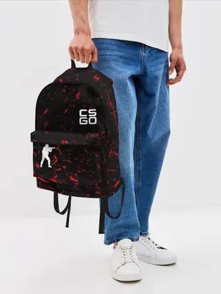 Рюкзак джинсовый / COUNTER STRIKE