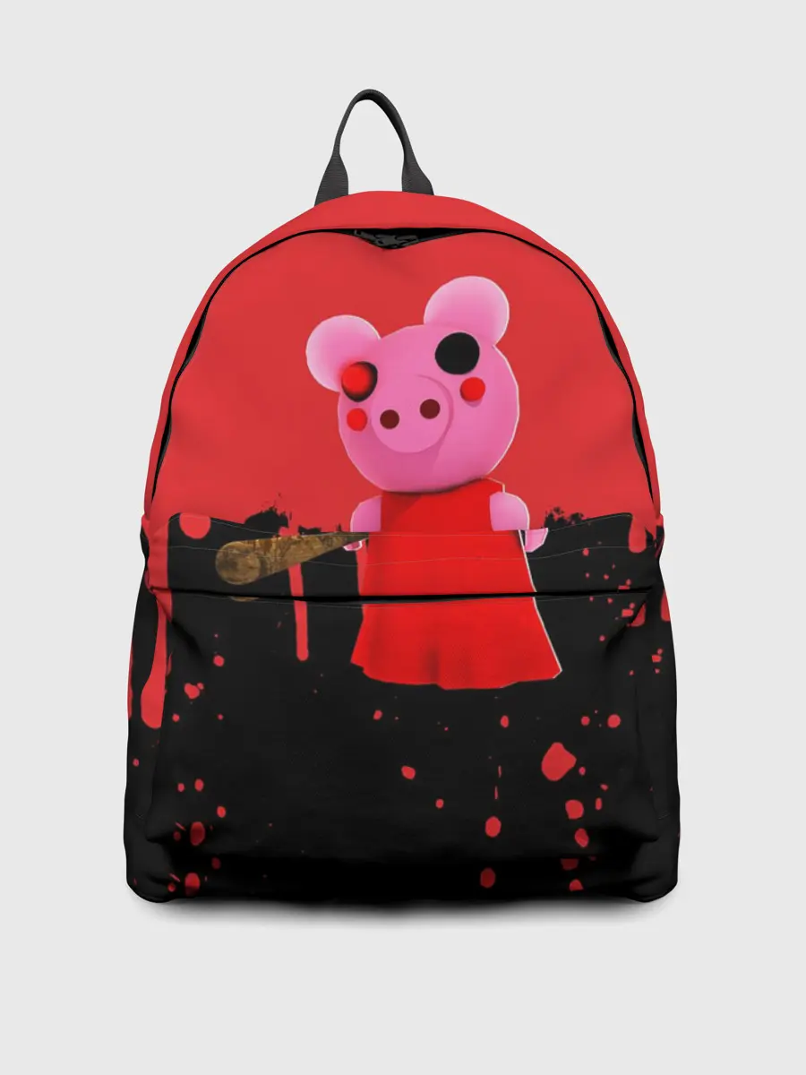 Рюкзак джинсовый / ROBLOX PIGGY - СВИНКА ПИГГИ