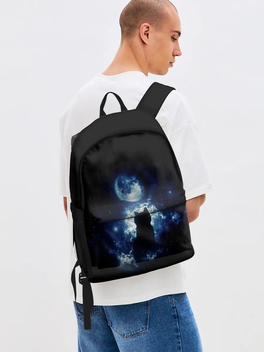 Рюкзак джинсовый / Кот