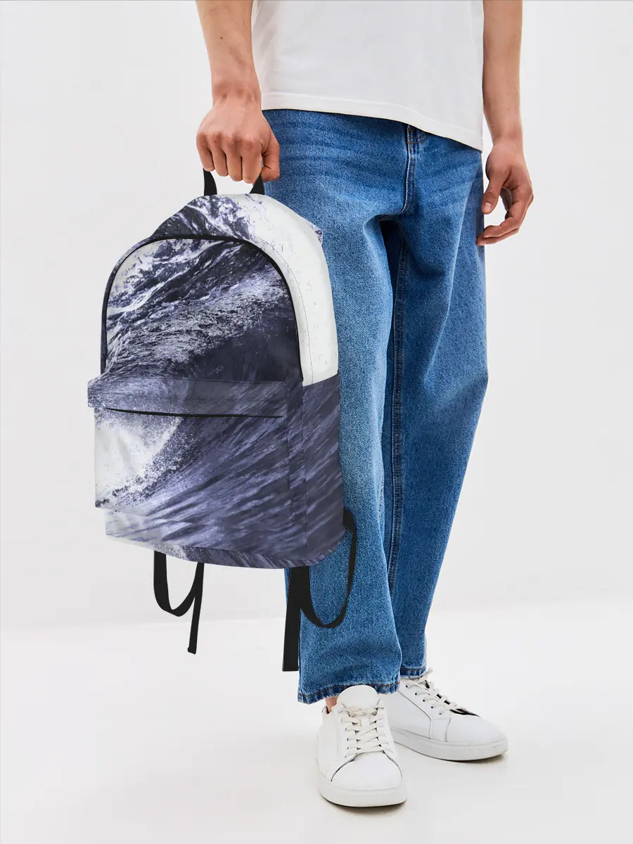 Рюкзак джинсовый / Волна