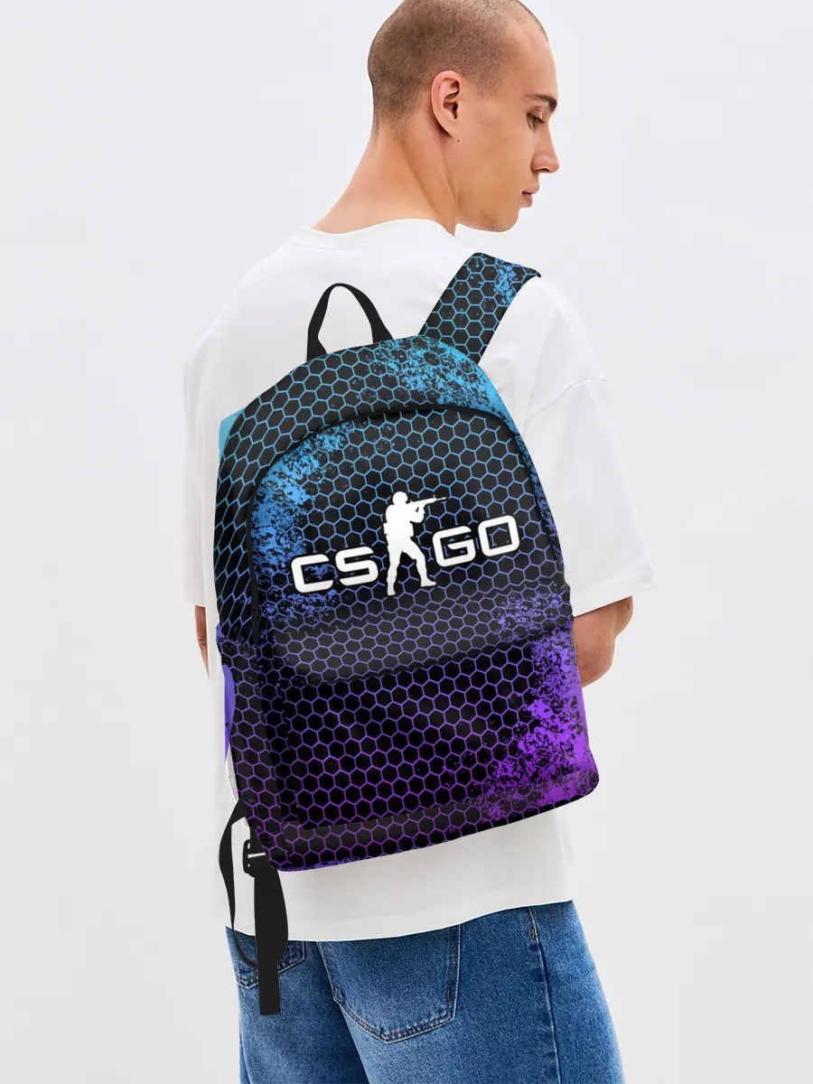Рюкзак джинсовый / COUNTER STRIKE