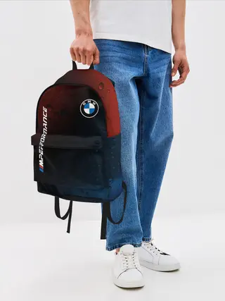 Рюкзак джинсовый / BMW / БМВ