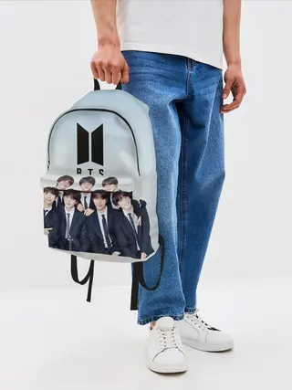 Рюкзак джинсовый / BTS