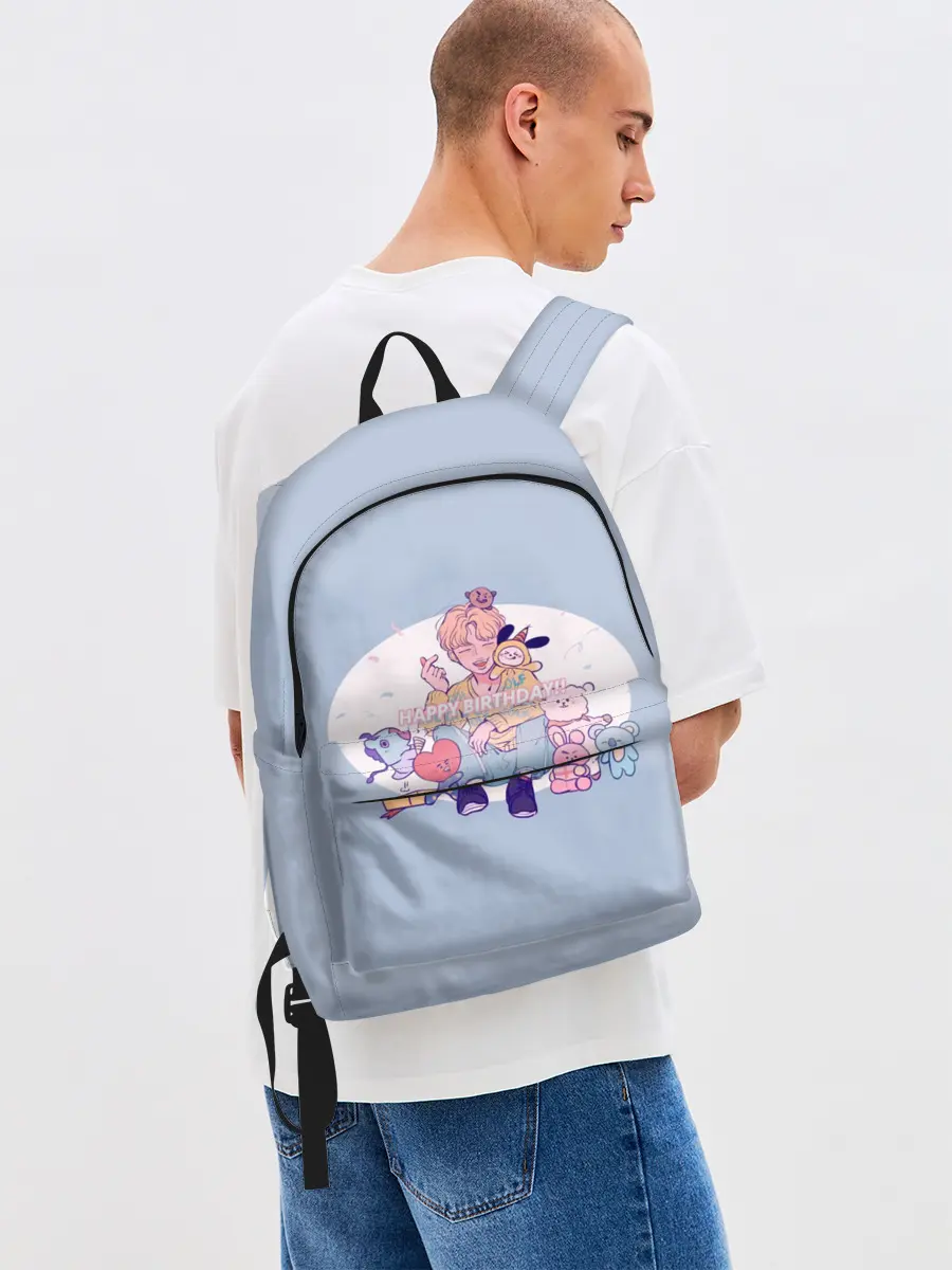 Рюкзак джинсовый / BTS Happy Birthday