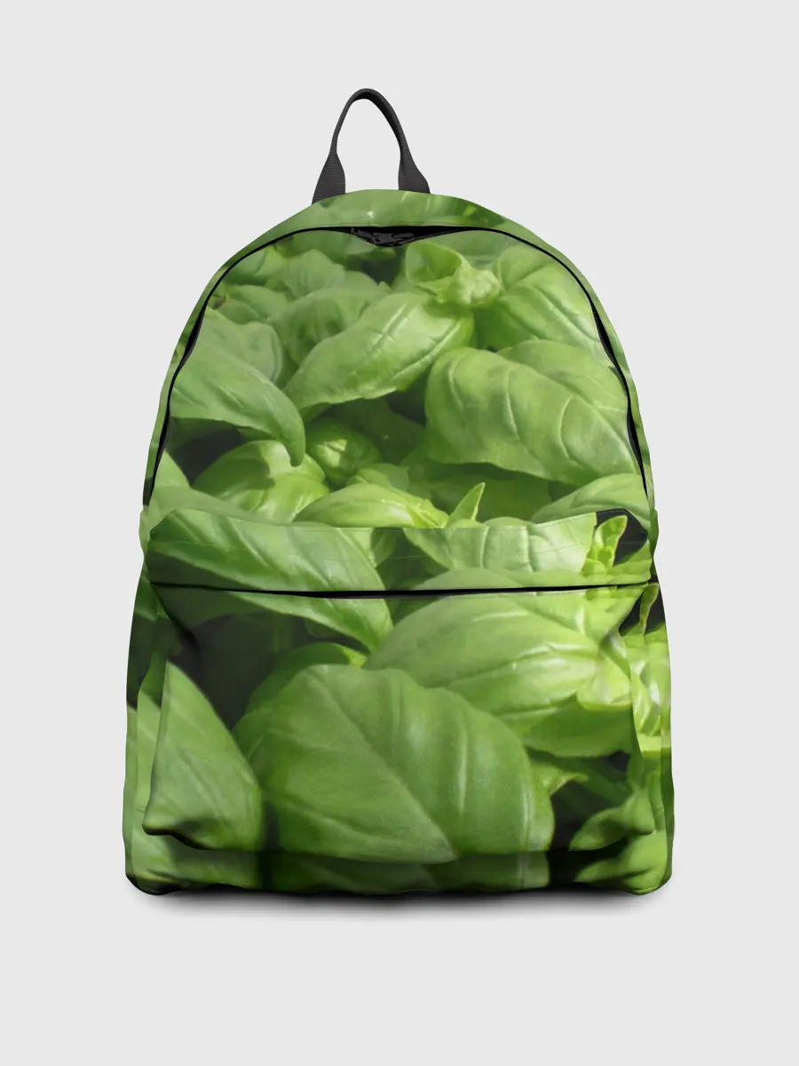 Рюкзак джинсовый / Неоновый базилик