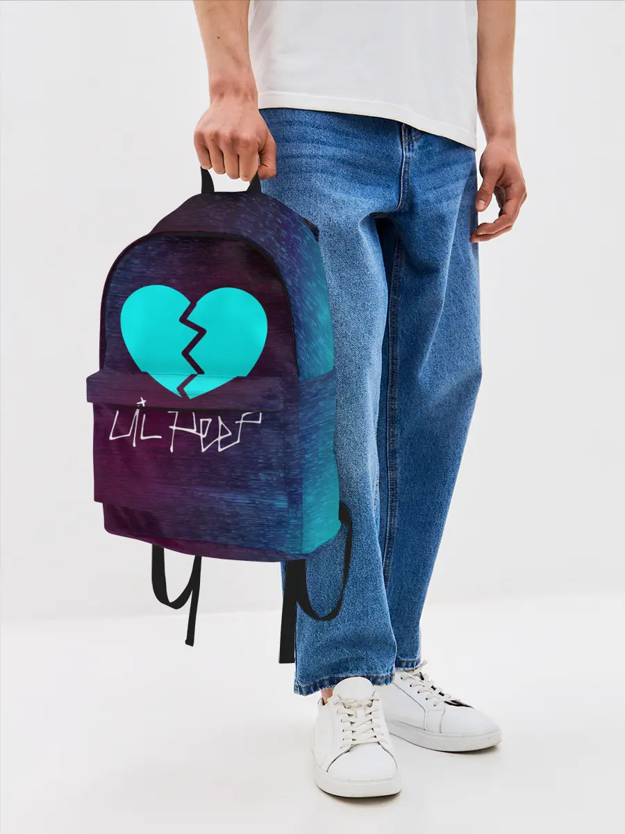 Рюкзак джинсовый / LIL PEEP / ЛИЛ ПИП