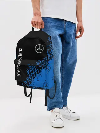 Рюкзак джинсовый / MERCEDES / МЕРСЕДЕС