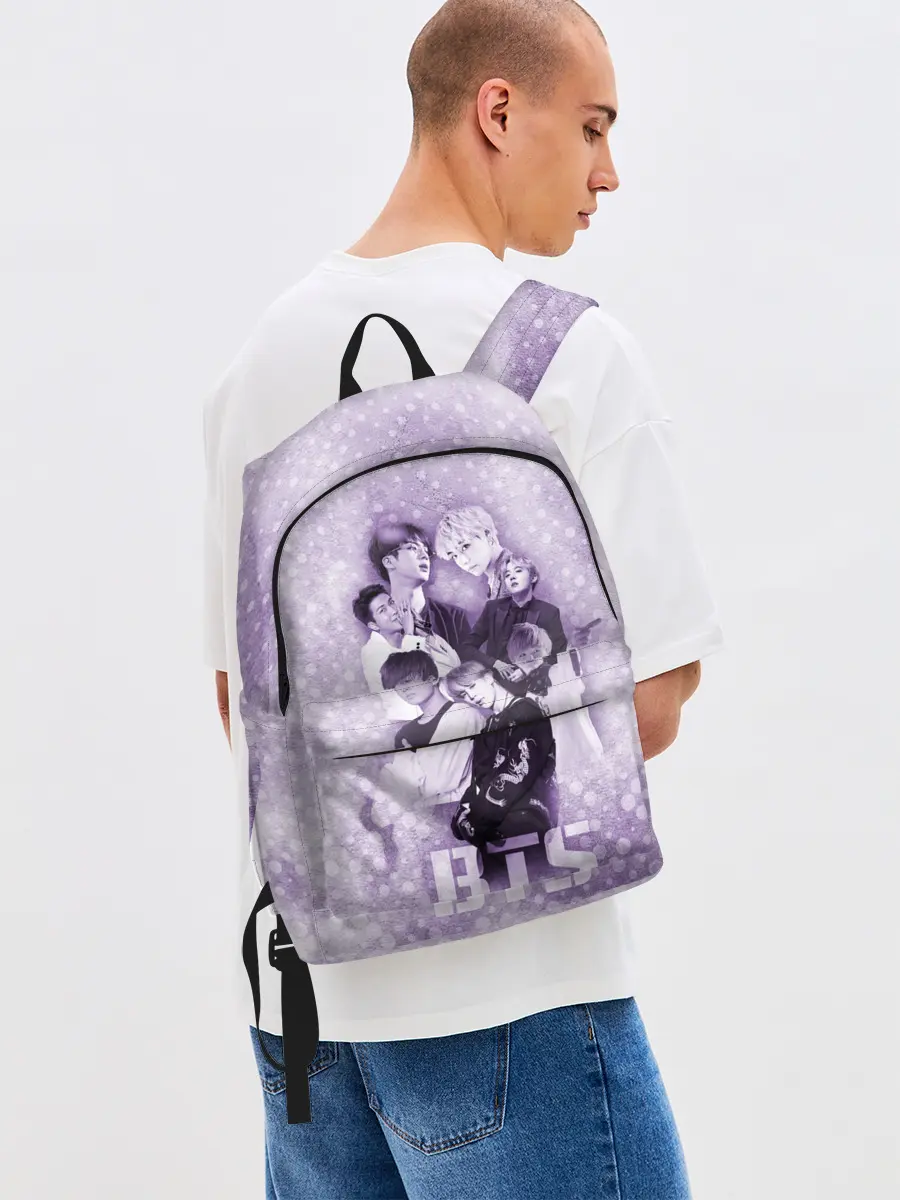 Рюкзак джинсовый / BTS