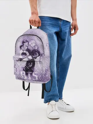 Рюкзак джинсовый / BTS