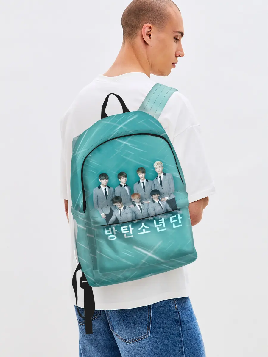 Рюкзак джинсовый / BTS