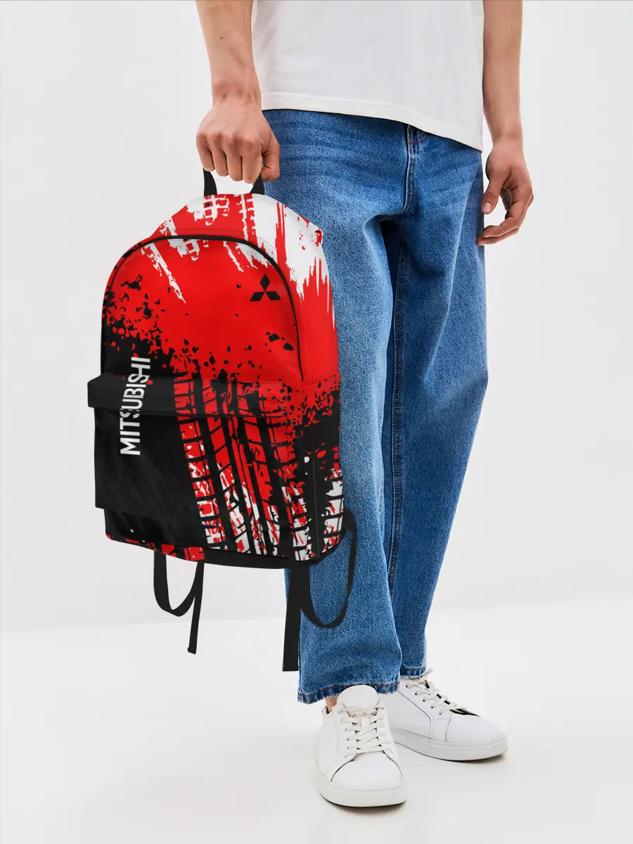 Рюкзак джинсовый / Mitsubishi