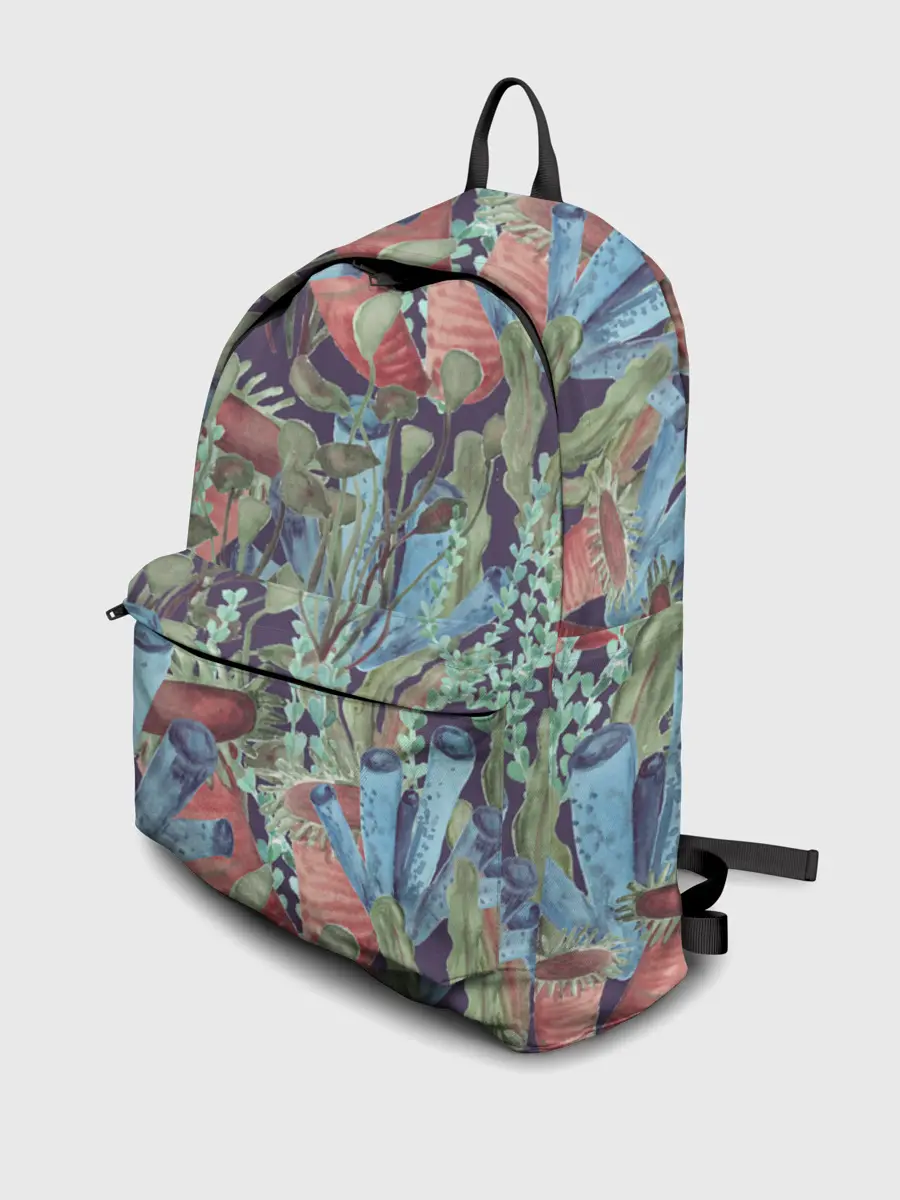 Рюкзак джинсовый / Водоросли на морском дне