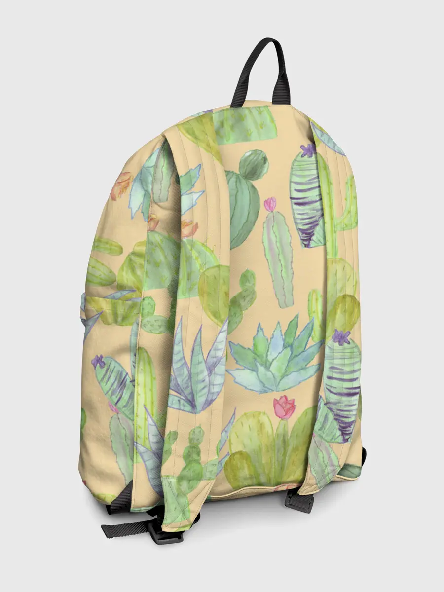 Рюкзак джинсовый / Кактусы в пустыне