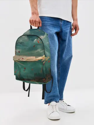 Рюкзак джинсовый / Горы