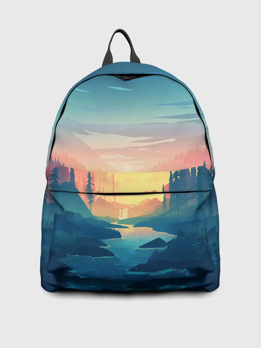 Рюкзак джинсовый / Природа