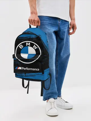 Рюкзак джинсовый / BMW / БМВ