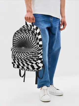 Рюкзак джинсовый / иллюзия