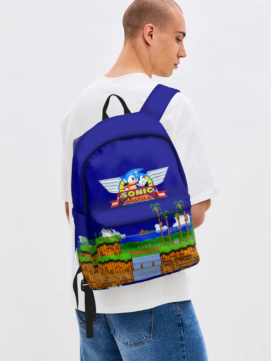 Рюкзак джинсовый / Sonic.