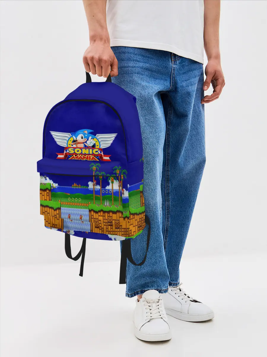 Рюкзак джинсовый / Sonic.