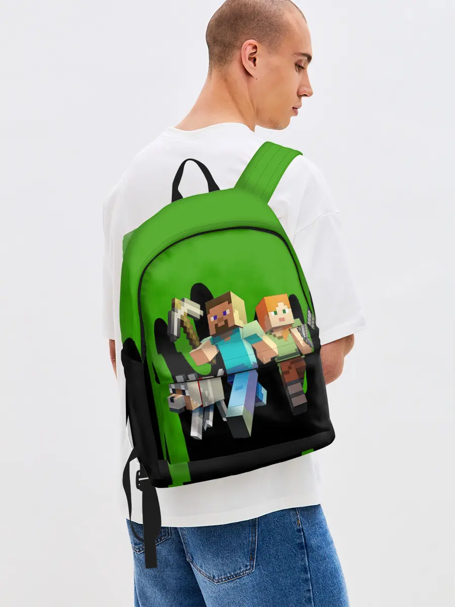 Рюкзак джинсовый / minecraft