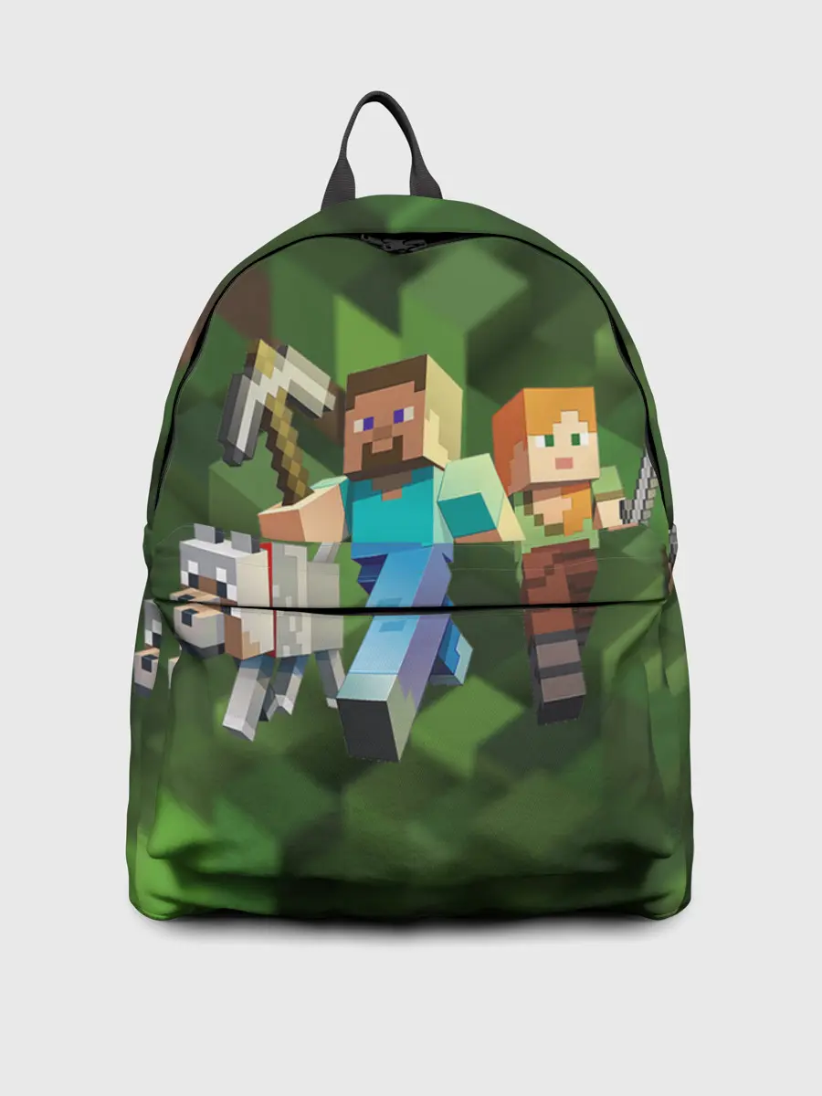 Рюкзак джинсовый / minecraft