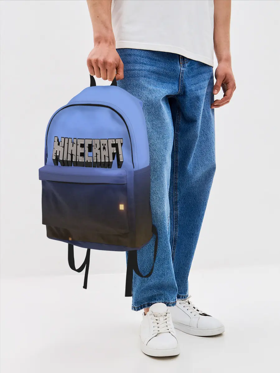 Рюкзак джинсовый / minecraft