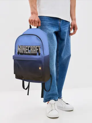 Рюкзак джинсовый / minecraft