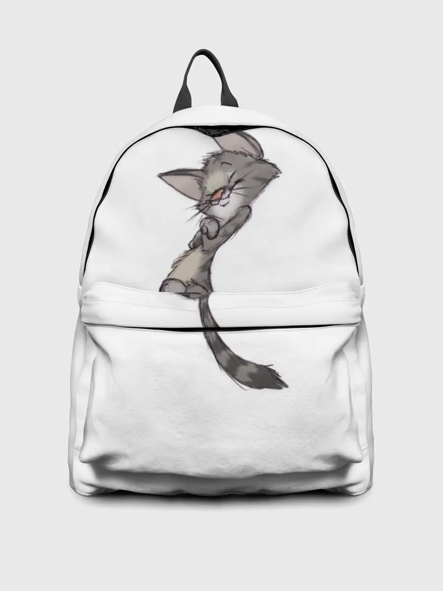 Рюкзак джинсовый / Милый котя