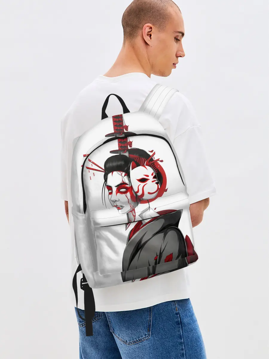 Рюкзак джинсовый / Гейша