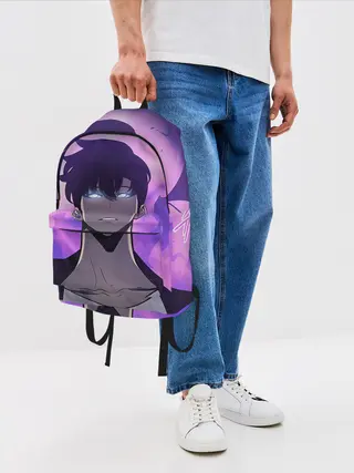 Рюкзак джинсовый / Поднятие уровня в одиночку