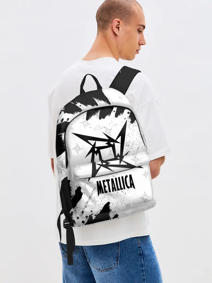 Рюкзак джинсовый / METALLICA / МЕТАЛЛИКА