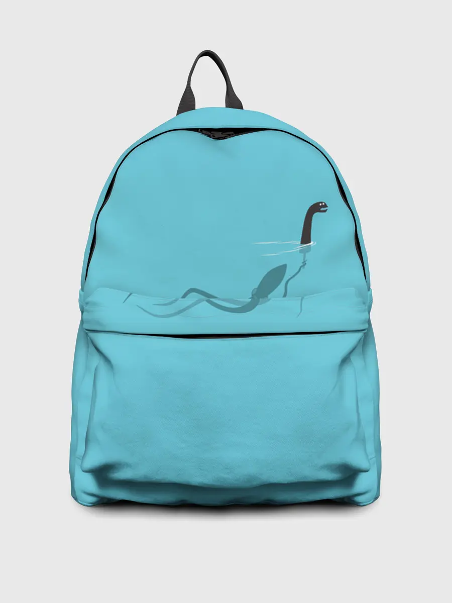 Рюкзак джинсовый / Тайна Лох-несского чудовища