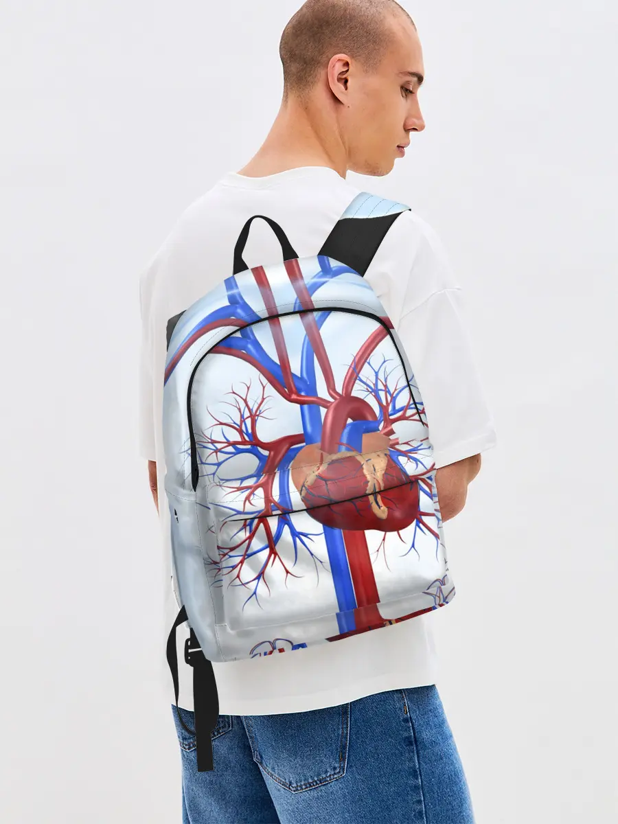 Рюкзак джинсовый / Сердце