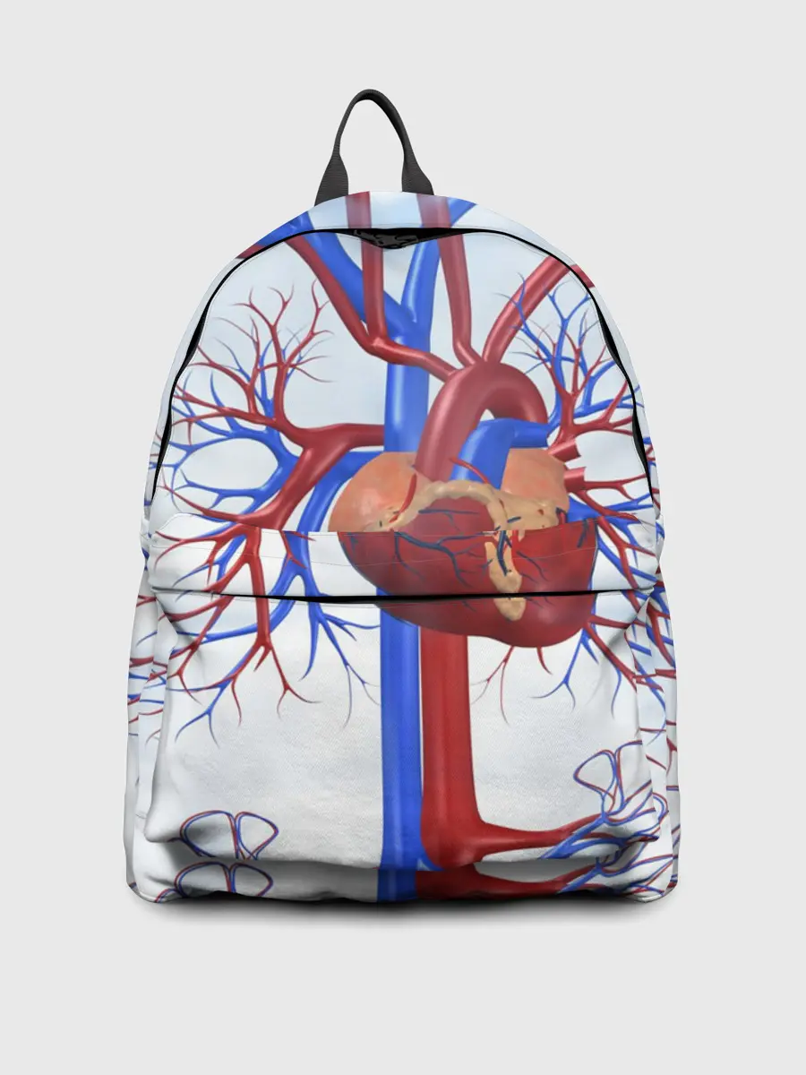 Рюкзак джинсовый / Сердце