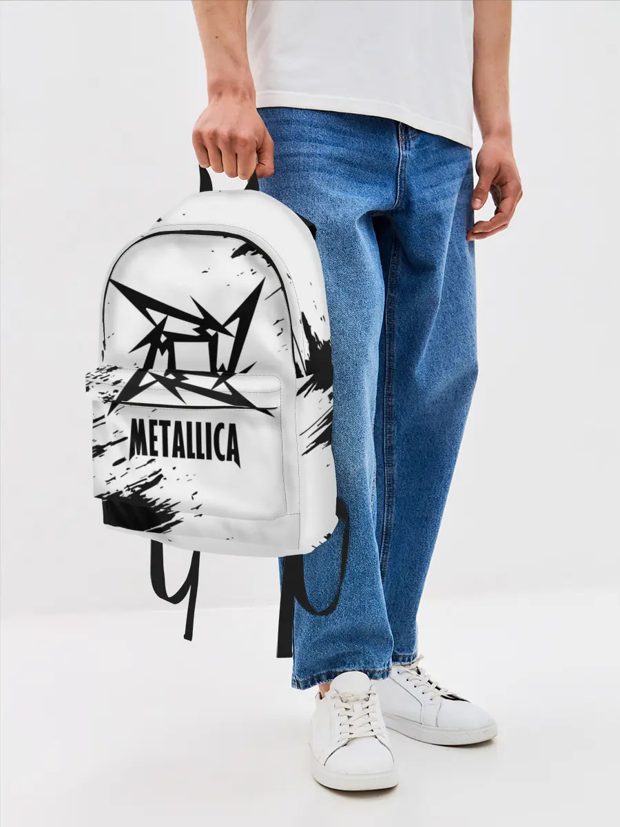 Рюкзак джинсовый / METALLICA / МЕТАЛЛИКА