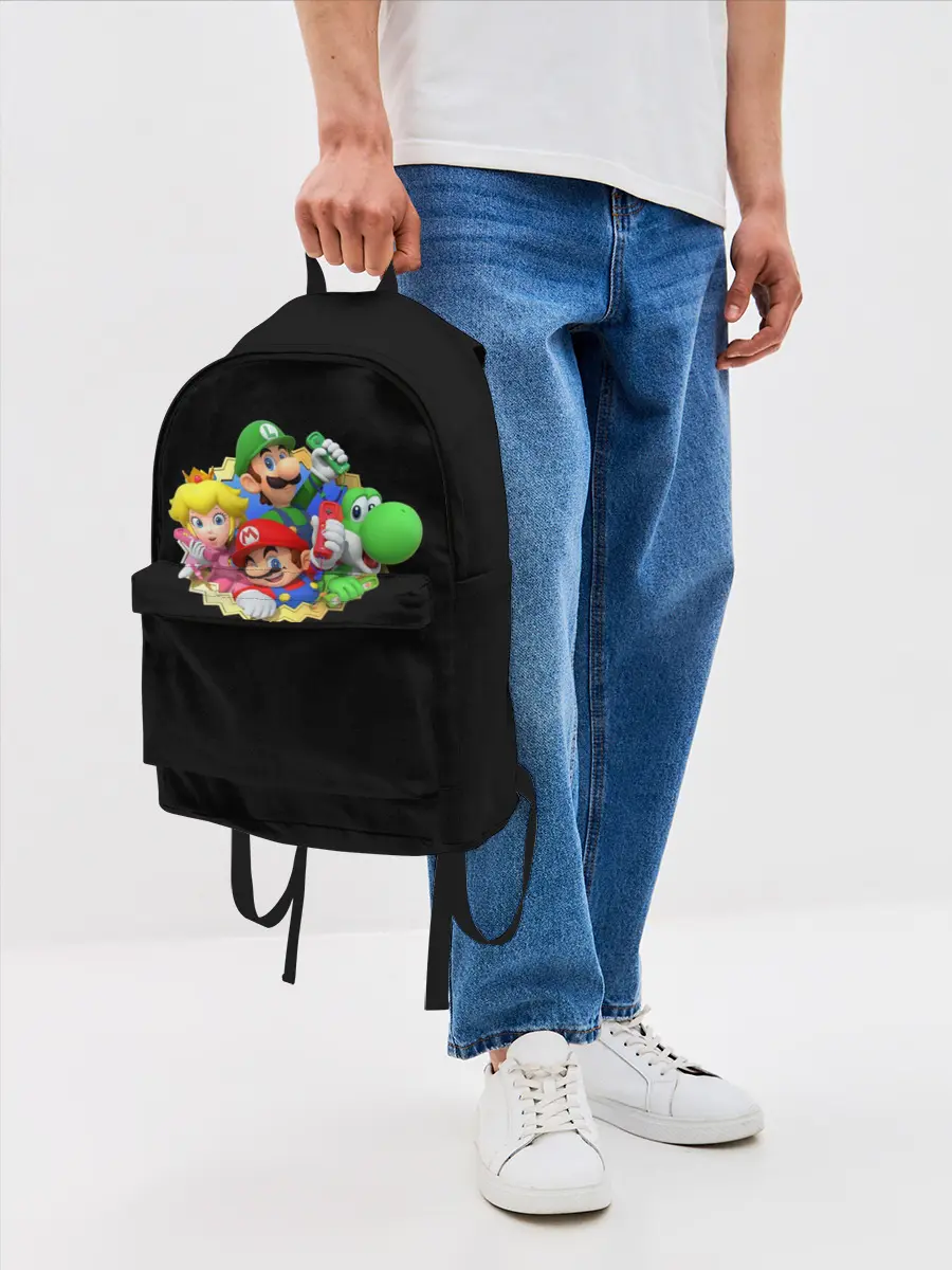 Рюкзак джинсовый / Марио