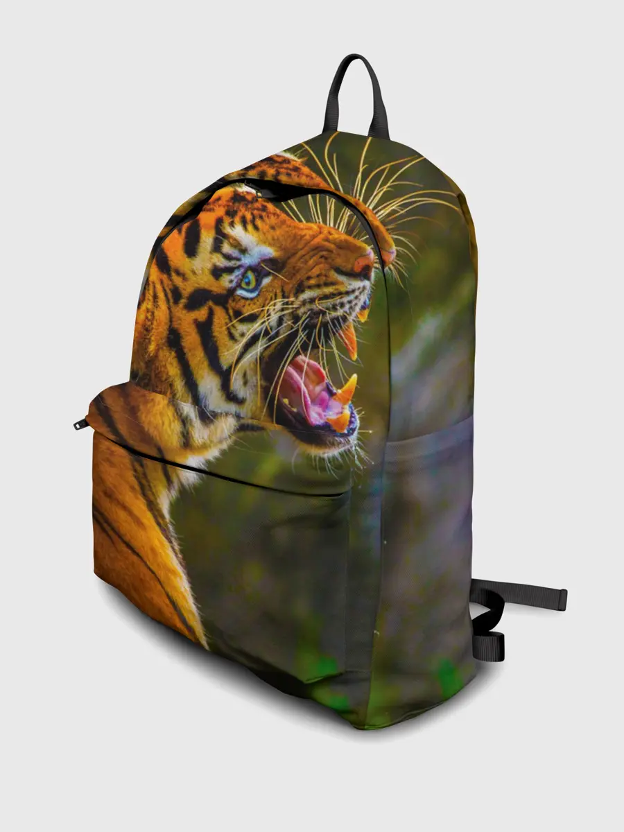 Рюкзак джинсовый / Тигр 3D
