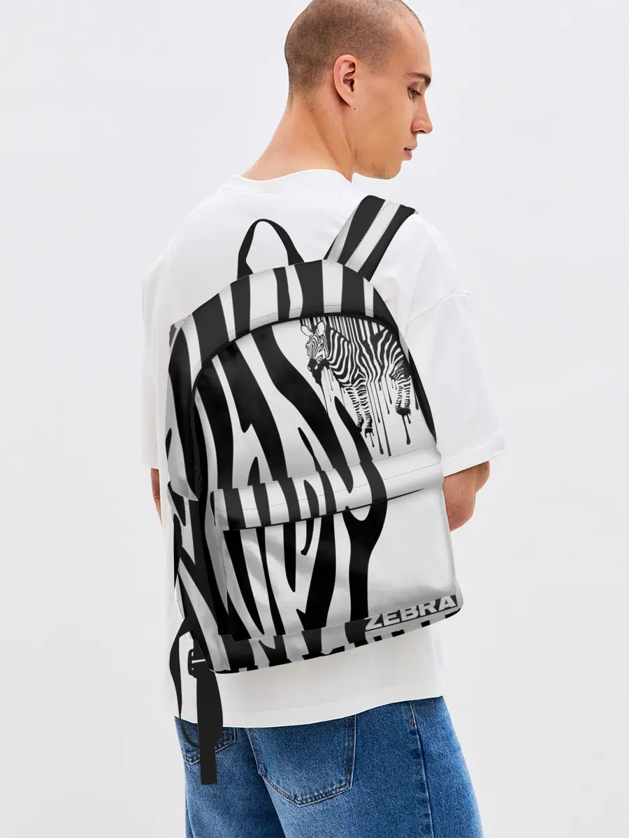 Рюкзак джинсовый / Zebra