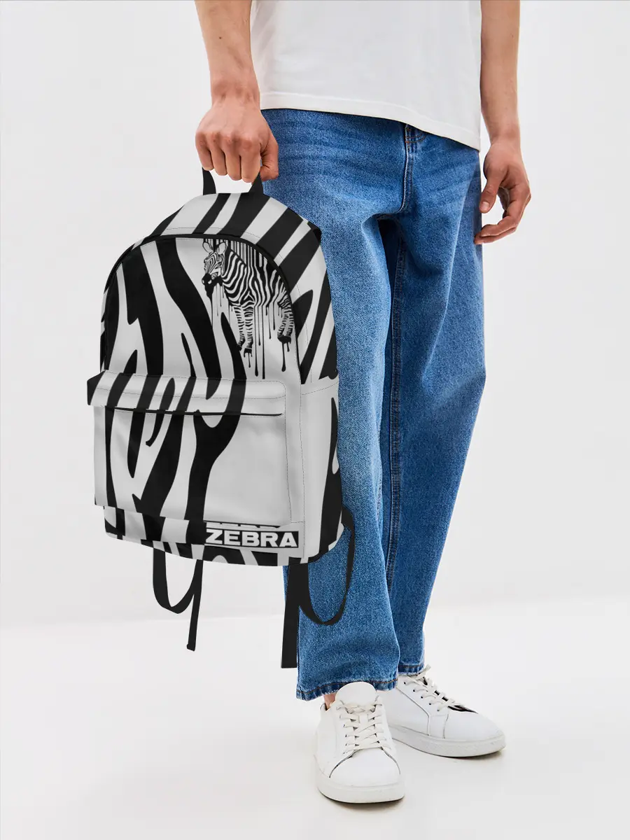 Рюкзак джинсовый / Zebra