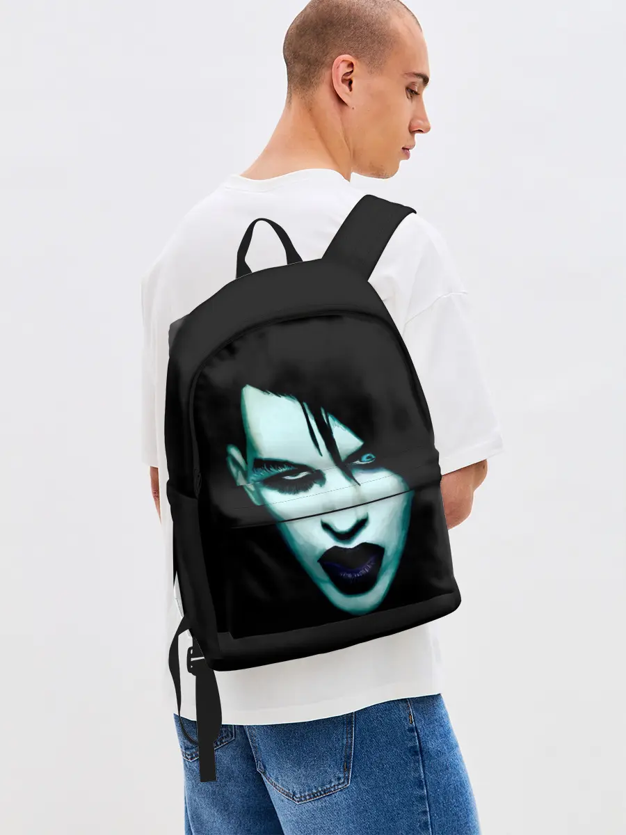 Рюкзак джинсовый / Marilyn Manson