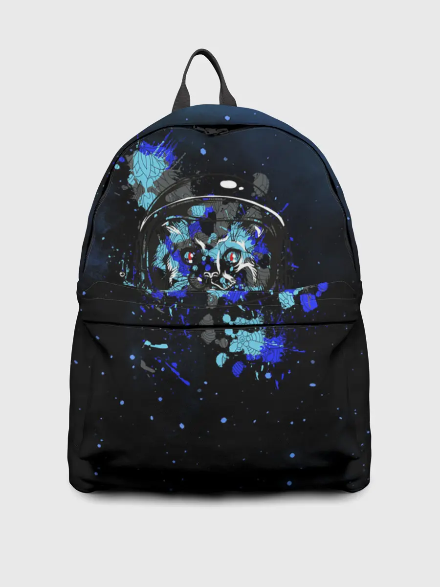 Рюкзак джинсовый / Космический кот