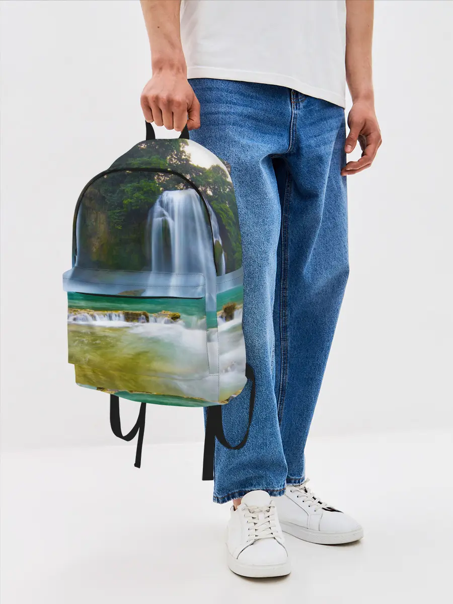 Рюкзак джинсовый / водопад