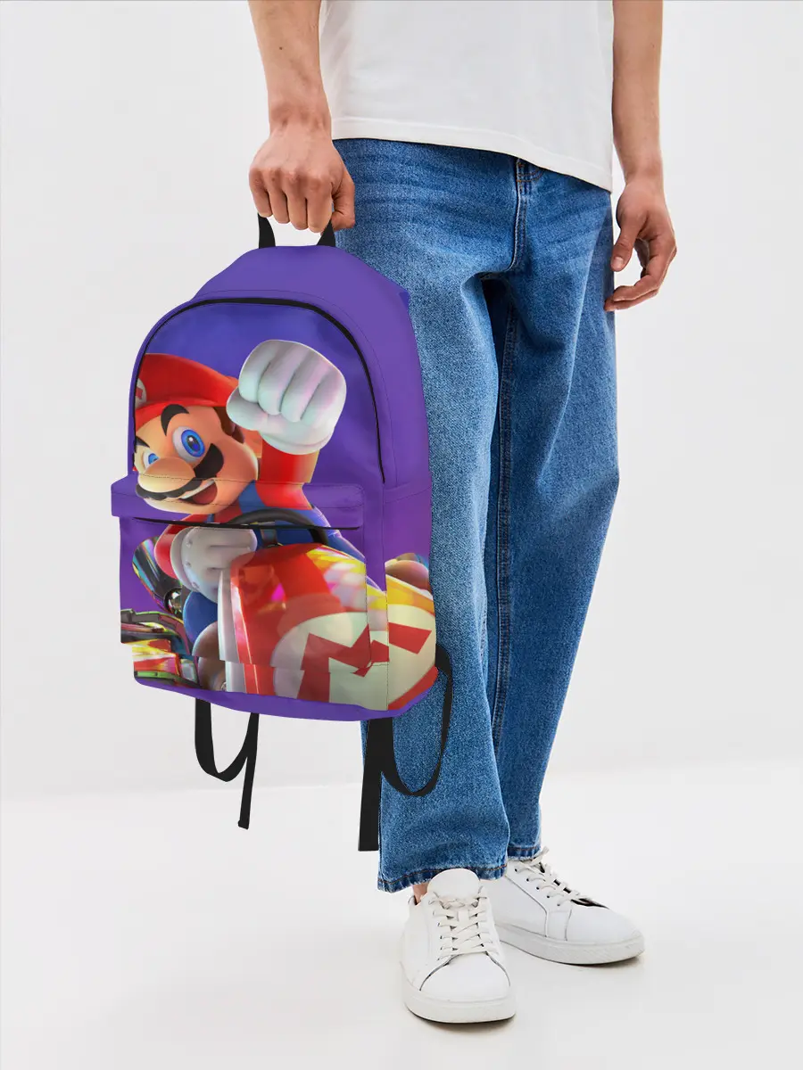 Рюкзак джинсовый / Mario 3D