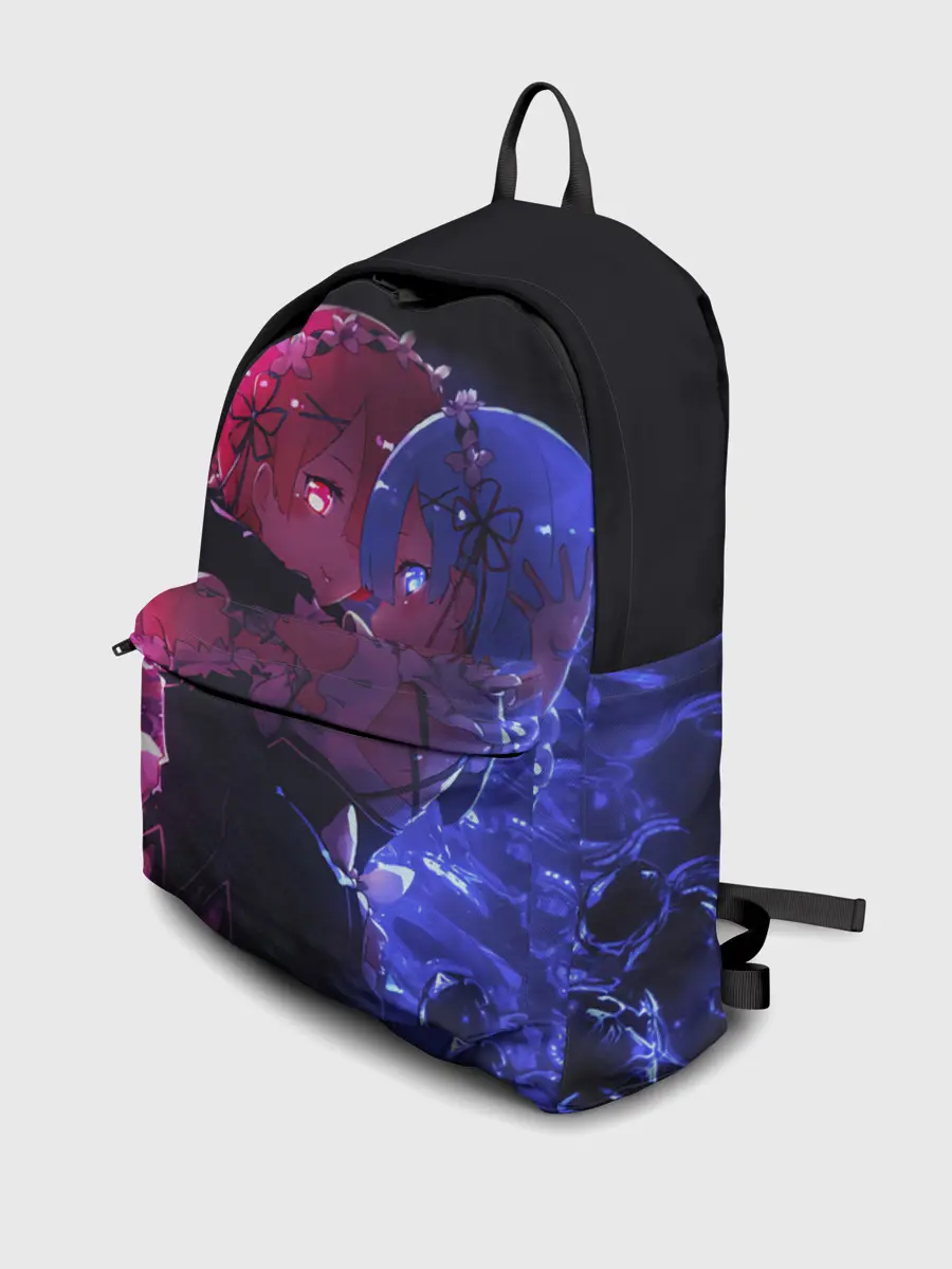 Рюкзак джинсовый / Re:Zero Rem and Ram