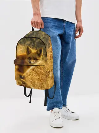 Рюкзак джинсовый / Рыжая Лиса