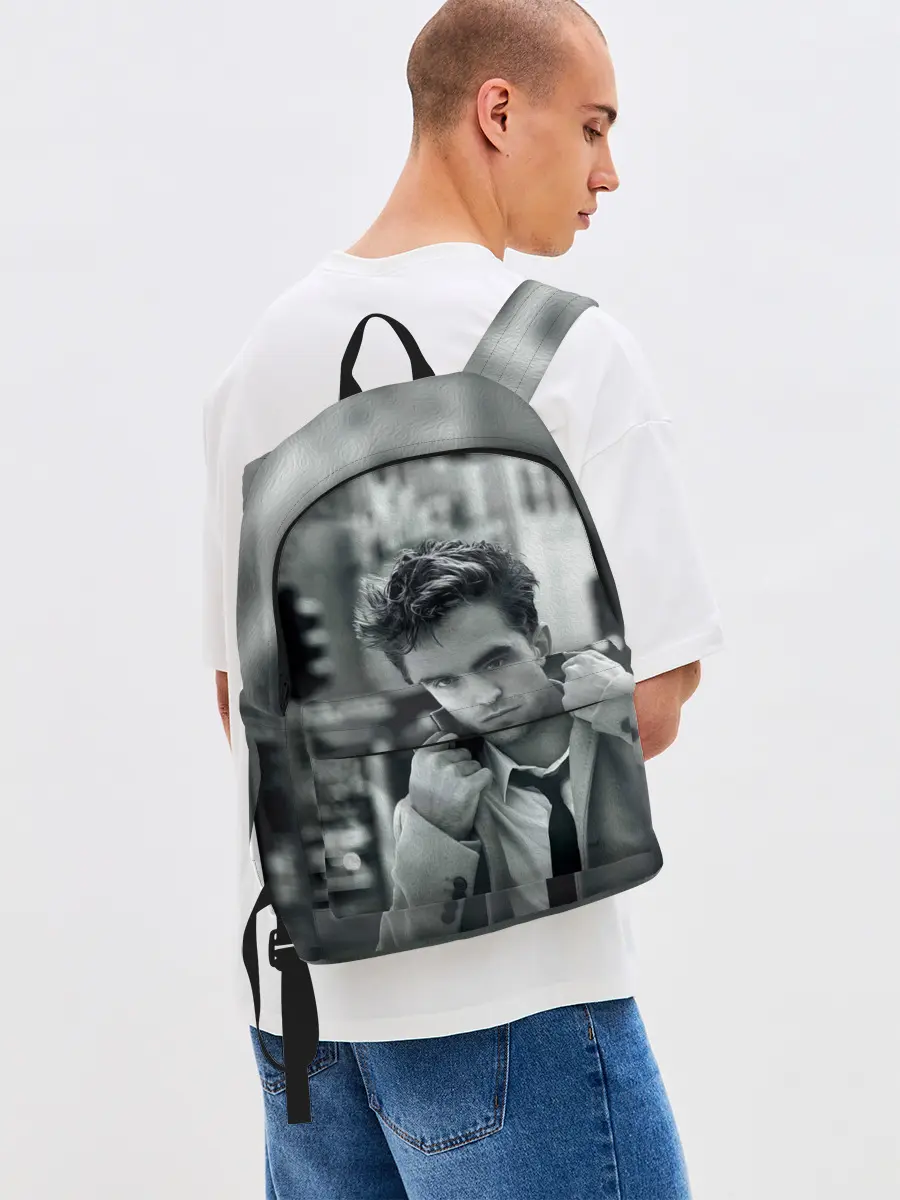 Рюкзак джинсовый / Роберт Паттинсон