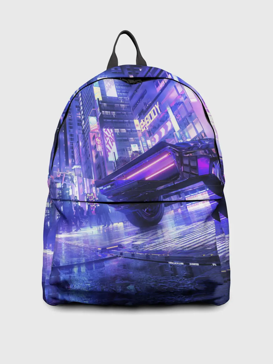Рюкзак джинсовый / Cyberpunk city