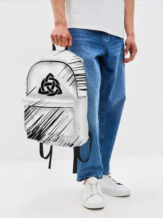 Рюкзак джинсовый / Символика Скандинавов